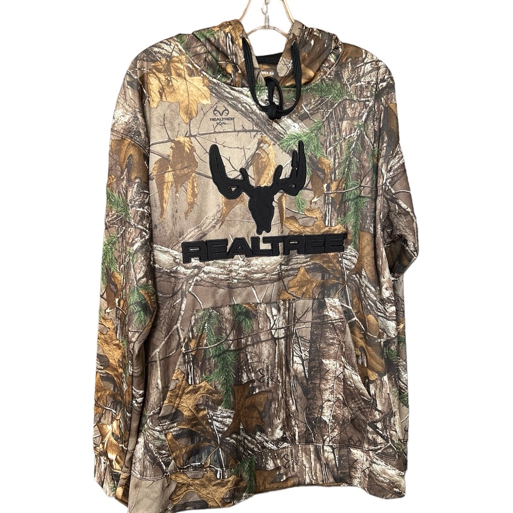 Buckhorn River REALTREE Camo Hoodie Hunting Sweatshirt size M!